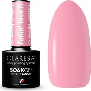 Hybrid Nail Polish Claresa FALLIN'LOVE 6 - 5 g, gel-look long-lasting manicure
