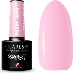 Nail hybrid polish Claresa FALLIN'LOVE 7 – 5 g, hybrid gel nail lacquer