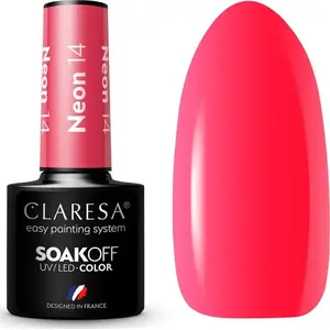 Hybrid Nail Polish Claresa CLARESA NEON 14 - 5 g, neon gel polish