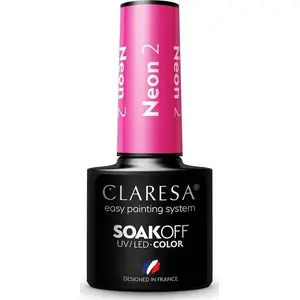 Claresa hybrid soak-off UV/LED nail polish Neon 2, 5 g
