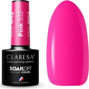 Nail hybrid polish Claresa CLARESA PINK 532 - 5 g