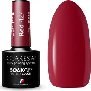 Hybrid Nail Polish Claresa CLARESA RED 427 5 g - hybrid/gel nail color
