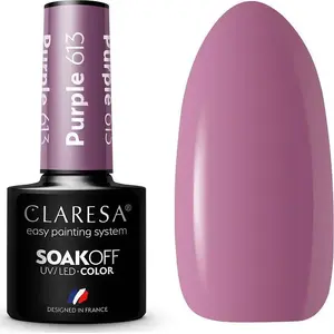 Hybrid Soak-Off Nail Polish Claresa 613 Purple 5 g