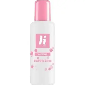 Nail polish remover HI HYBRID Aceton for hybrid gel polish Bubble Gum 125 ml