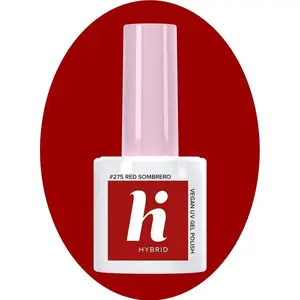 Nail polish hybrid HI HYBRID Fiesta #275 Red Sombrero 5 ml