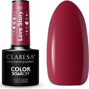 Hybrid Nail Polish Activeshop CLARESA LOVE STORY 8 – 5 g, hybrid/gel lacquer