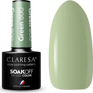 Nail polish hybrid Claresa Soak Off UV/LED Green 800 5 g