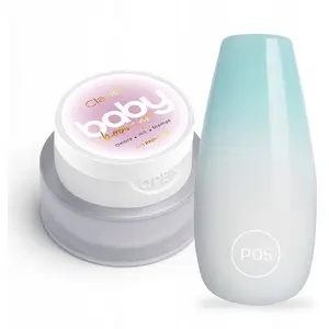 Gel builder 3-in-1 Silcare CLAVIER Baby Boomer P05 Bluelle 3 g – nail enhancement gel