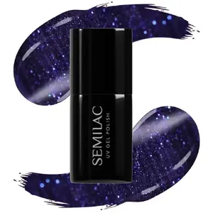 Hibrīdās nagu lakas SEMILAC Midnight Fever 937 7 ml