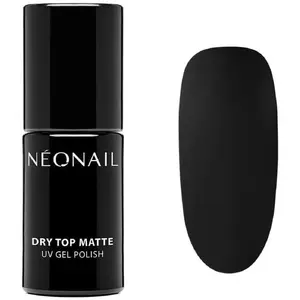 Top pārklājums NEONAIL Dry Top Matte 7,2 ml — matēts finišs hibrīda nagiem