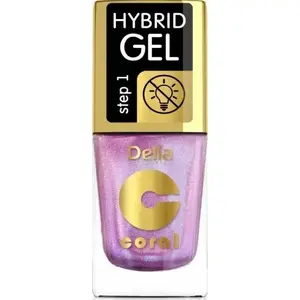 Hybrid Gel Nail Polish Delia Coral Hybrid Gel 11 ml — shade 105 multireflective (without lamp)