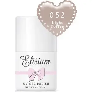 Hibrīda UV gēla nagu laka Elisium 052 Light Coffee 8 ml