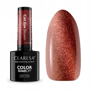 Гибридный лак для ногтей Claresa Alchemy Cat Eay Brown 5 г – гибрид/гель, 5 г