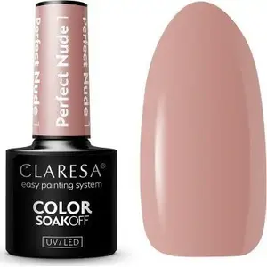 Hybrid Nail Polish Claresa PERFECT NUDE 01, shade 01, brand Claresa