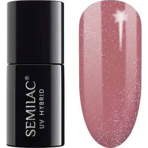Hibrīdlakas nagu SEMILAC 321 Shimmer Dust Caramel, 7 ml