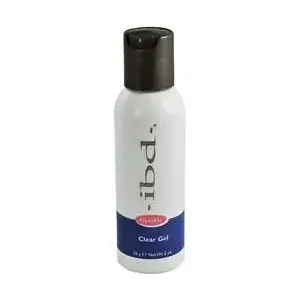Nagu gēls IBD Flexible Clear Gel 56 g — caurspīdīgs elastīgs būvējuma gēls