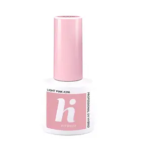 Hybrid nail polish HI HYBRID Unicorn 216 Light Pink 5 ml