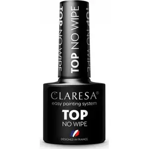 Top coat Claresa Top No Wipe — no-wipe hybrid nail polish top, 5 g