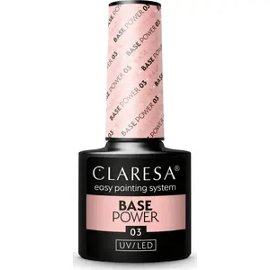 Nail polish base Clareса Claresa Base Power Baza pod lakier hybrydowy nr 03 5 g