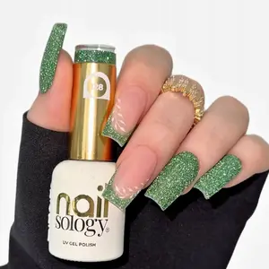 Gel polish Realac Nailsology 128 Green Twilight 8 ml — hybrid nail color