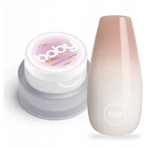 Building Gel 3-in-1 Silcare CLAVIER_Baby Boomer B03 Brulee 3 g
