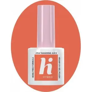 Hybrid nail polish HI HYBRID Palm Springs #154 Tangerine Juice 5 ml – HEMA-free