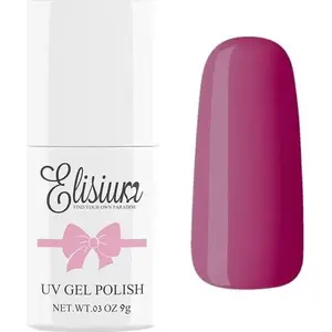 Hybrid UV Gel Nail Polish Elisium 010 Purple Cherry 8ml