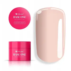 Builder gel for nails SILCARE Base One Cover Light 50 g — no brand