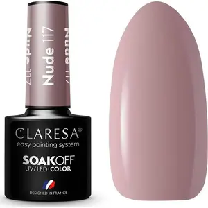 Claresa Soak Off UV/LED hybrid nail polish 117 Nude 5 g