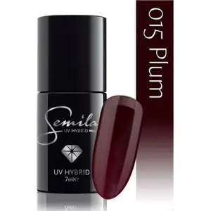Nail polish SEMILAC 015 Plum 7 ml — gel-like manicure color