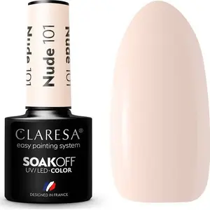 Nude hybrid soak-off UV/LED nail polish Claresa 101 5 g