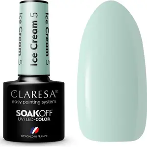 Nail polish hybrid Claresa Ice Cream 5 — 5 g, Claresa hybrid gel polish
