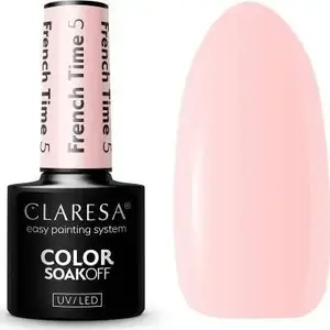 Nail hybrid polish Claresa FRENCH TIME – 5 g (hybrid/gel nail lacquer)