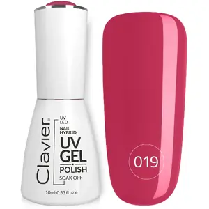 Gela nagu lakas Realac CLAVIER_Nailsology 019 Pink Thoughts — hibrīds/UV/LED, 8 ml