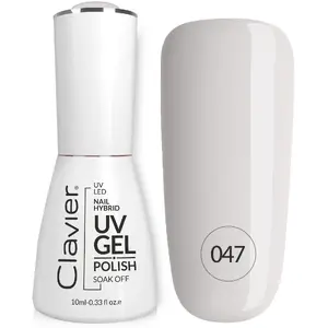 Gel Polish Elisium 047 Shy Grey 8 ml — hybrid/gel nail lacquer
