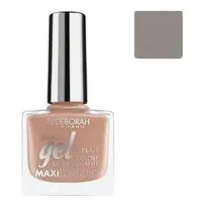 Nail polish Deborah Milano Gel Effect 44 Castle Gray, gel-effect manicure lacquer 8.5 ml