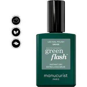 Лак для ногтей ANNY Manucurist Green Flash LED Gel Nail Lacquer Szałwia 15 мл