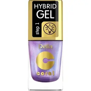 Hybrid Gel Nail Polish Delia Coral Hybrid Gel No. 106 Multireflective 11 ml (requires lamp)