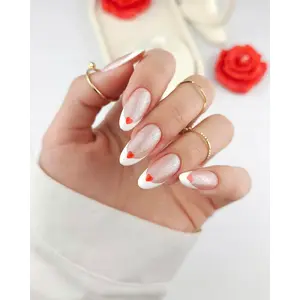 Claresa Top no wipe La La Love Heart 5ml — bezlīmīgais top coat UV/LED gēliem, 5 ml