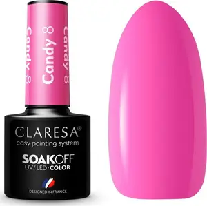 Hybrid nail polish Claresa CANDY 8 — 5 g, shade from Claresa hybrid lacquer line