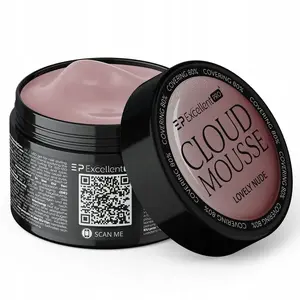 Building Cloud Mousse Gel Cosmetics Zone EXCELLENT PRO_Cloud Mousse Lovely Nude 50g — building styling gel for nails