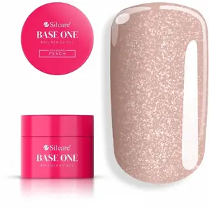 Гель-строитель No name Base One Shimmer Peach 50 г — для наращивания ногтей
