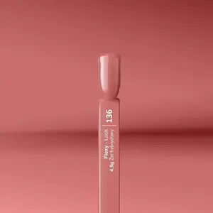 Hybrid gel nail polish SILACRE Flexy 136 Dusky Pink 4.5 ml