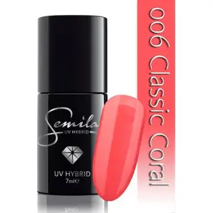 Nagu lakas SEMILAC 006 Classic Coral 7 ml — ilgnoturīgs želejas efekts