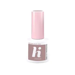 Hybrid nail polish HI HYBRID 409 Brown Nude 5 ml