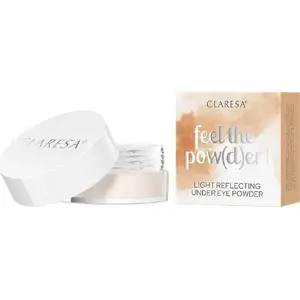 Loose under-eye powder Claresa Feel The Pow(d)er! shade 02 Beige 6 g