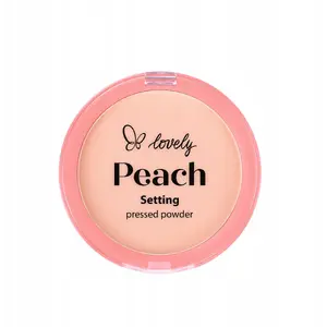 Face powder Lovely Peach 7.5 g, compact loose/pressed finish