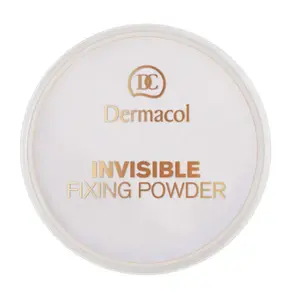 Loose fixing powder Dermacol Invisible Fixing Powder 13.5 g — transparent, pot dispenser