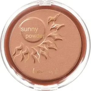 Пудра для лица и тела Lovely Sunny Powder с золотыми блёстками 23 г
