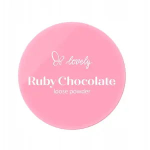 Loose face powder Lovely Ruby Chocolate 6 g – loose finishing powder for face